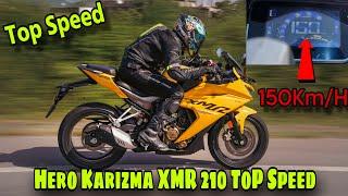 Hero KARIZMA XMR 210 Top Speed 150 Km/H | Gear Challenge | Price | Exhaust Note 