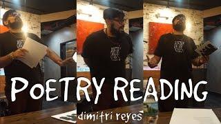 Poet Dimitri Reyes Performance at La Unica Bakery