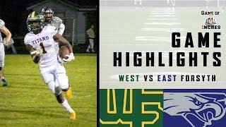 West Forsyth vs East Forsyth Week 8 Highlights | Triad HS FB