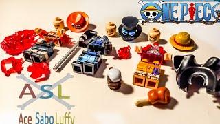 Unofficial LEGO ONE PIECE | Ace | Sabo | Luffy | Lego Unofficial Minifigure