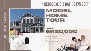 Model Home Tour for interior design and decoration trends | Decorated Model Home Tour