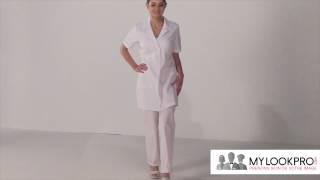 Blouse blanche médicale pour Femme