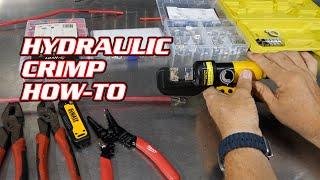 How To Use Hydraulic Wire Crimpers from Amazon. Are they worth it?