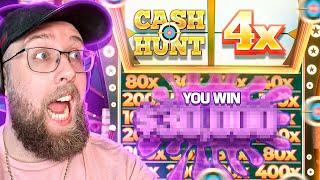 HUGE WIN ON CRAZY TIME TOP SLOT CASH HUNT GAME SHOW!