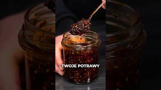 Domowy Olej chilli / Chilli crisp ️  #coocharz #chillicrisp #olejchilli #przepis #jedzenie #shorts
