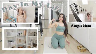 Day in my Life as a Single Mom | Productive day, working out, Grocery Shopping & Working 