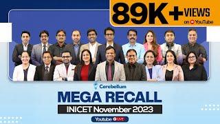 INI CET Nov Exam MEGA Recall by Cerebellum Faculty