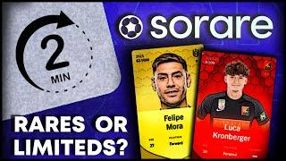 LIMITED or RARE CARDS for NEW MANAGERS | Sorare 2 Minute Tips