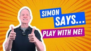 Simon Says game. Come play, laugh and learn with Mike the Chameleon