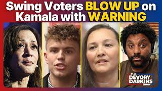 Swing Voters BLOW UP on Kamala with BOMBSHELL Warning