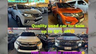 November 20 Vlog,Quality used car for salesale up to 50% offfree transfer of ownership