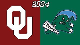 2024 Oklahoma Sooners vs Tulane Green Wave Full Game Replay | NCAA College Football | 720p