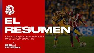 Tigres 0-0 Atlético de San Luis | Resumen | Apertura 2024 | Cuartos de Final - Vuelta