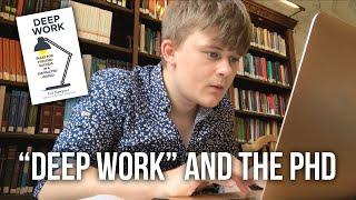 Using "Deep Work" to improve PhD productivity | PhD Vlog