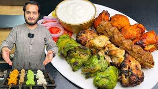 Party/Dawat Menu - BBQ Platter without coals/grill at home