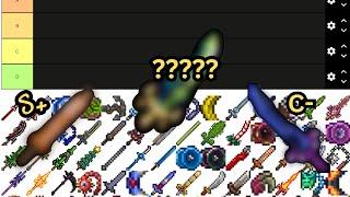 Ranking EVERY Terraria melee weapon