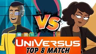 Sam Rutherford, Resourceful Engineer VS Beckett Mariner, Chaotic Ensign | UniVersus Gameplay