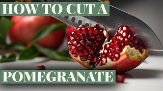 How to Cut a Pomegranate | Pomegranate Trick To Remove the Seeds