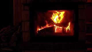 Fireplace With Crackling Fire Sounds 1 Hour - Enjoy a Beautiful Relaxing Fireplace