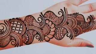 New stylish back hand mehndi design | Simplemehndi design | mehndi ka design |Mehndi Design|Mehndi