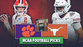 Clemson vs Texas BEST BETS! College Football Playoff Picks & Predictions | BBOC