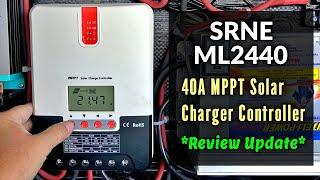 SRNE 40 Amp MPPT Solar Charge Controller - Review Update after 4 1/2 Months of Use