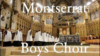 Montserrat BOYS CHOIR (Escolania de Montserrat) is divine. Barcelona, Spain.