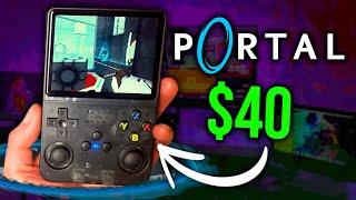 Play Portal On Low-End Retro Handhelds! (Portal 64 On The R36S)