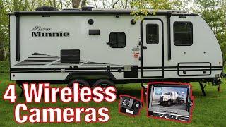 Ultimate RV Camera Setup! Ideal for Backing up, Driving, Parking and Security!!