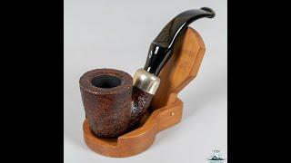 Savinelli Dry System Sandblasted Full Bent Dublin Saddle Stem P-Lip (621) 9mm