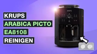 Krups Kaffeevollautomat EA8108 reinigen mit Tabletten | Arabica Picto EA80 EA81 uvw. - Testventure