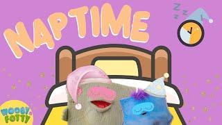 Nap Time Song | Preschool Song | Lullabies for Kids |  Wooby and Fotty Puppet Show