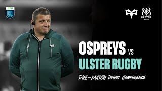 Pre-match Press Conference: Toby Booth (Vs Ulster Rugby)