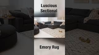 Comfort and style can be found at Furniture Row! Shop the Luscious And Emory Rug today!