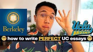 How To Write ALL 8 UC PIQ Essay Prompts (No BS, Pure Gold)