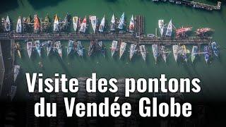 Visite des pontons du Vendée Globe en immersion