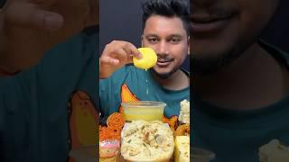 Indian Sweet Challenge  #indianfoodmukbang #eatingasmr #mukbang #sweets #indiafoodeating