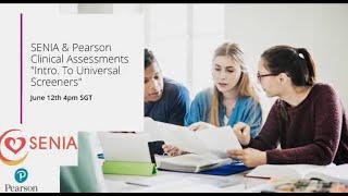 Introduction to Universal Screeners | Pearson Clinical APAC