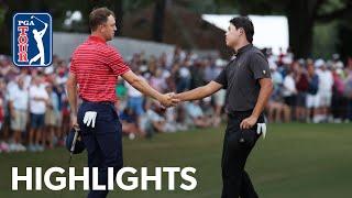 Si Woo Kim defeats Justin Thomas 1-up  | Sunday Singles | Presidents Cup | 2022 | 2022