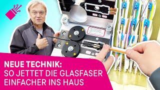 Neue Technik: So jettet Glasfaser schneller ins Haus