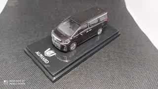 HOBBY JAPAN 1/64 Toyota ALPHARD HYBRID H30W AERO TYPE Black HJ641012HBK