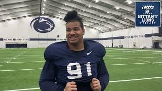 Penn State DT Dvon J-Thomas talks why PSU is special, teammate Xavier Gilliam, PSU alumni