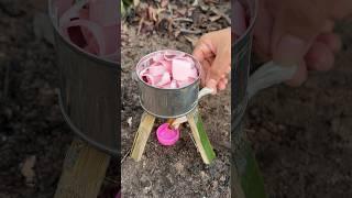 Survival Skills: How to wash hands to save soap in forest #camping #outdoor #bushcraft #lifehacks