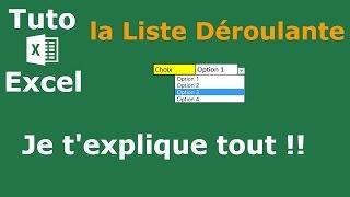 Comment créer une liste déroulante sur Excel