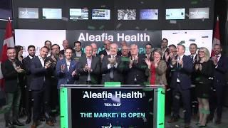 Aleafia Health Inc. Opens Toronto Stock Exchange, April 11, 2019