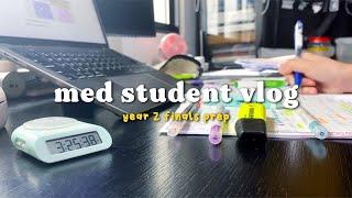 med school diaries ️ year 2 finals week, productive exam study vlog | nus singapore 