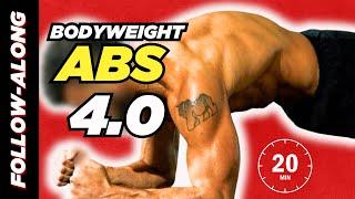 BODYWEIGHT ABS 4.0 Follow Along Workout at Home