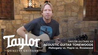 Acoustic Guitar Tonewoods | Mahogany vs. Maple vs. Rosewood