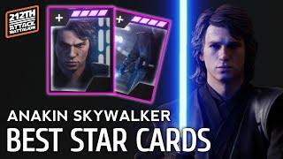 Anakin Skywalker BEST STAR CARDS & BUILD 2023 | Battlefront 2