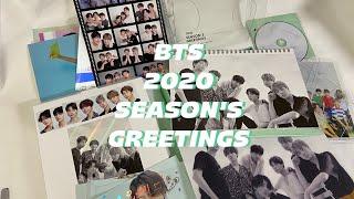 ENG)방탄소년단 2020년 시즌그리팅 + 월 캘린더  언박싱 열어보기 | Unboxing BTS SEASONS GREETINGS + Wall calendar